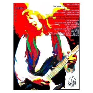 Robin Trower Guitar Rock Music Poster 18x24